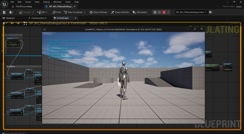NPC Response Parsed_with Debug Statements